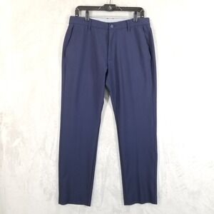 Footjoy Pants Men 33 x 30 Blue Pro Tour Performance‎ Straight Stretch Golf Chino